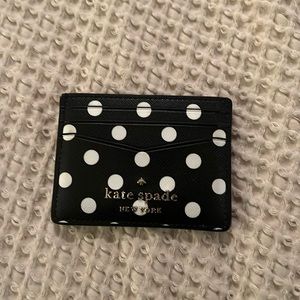 Kate Spade Polka Dot Card Holder